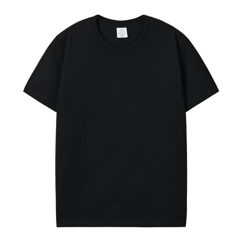 

230G Pure Cotton Women s Unisex White Short Sleeve T-Shirt, Heavyweight Round Neck Solid Base Layer 3XL (175-195 jin)