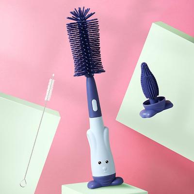 Bottle Cleaner Soft Head 360 Degree Rotation Bottle Cleaning Brush Baby Bottle Brush Set Cup Cleaning Tool Water Bottle Cleaner