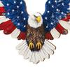4th of July Patriotic Eagle Wreath Wooden American Eagle Door Hanger Vintage Hanging Welcome Sign for Independence Day Memorial Day