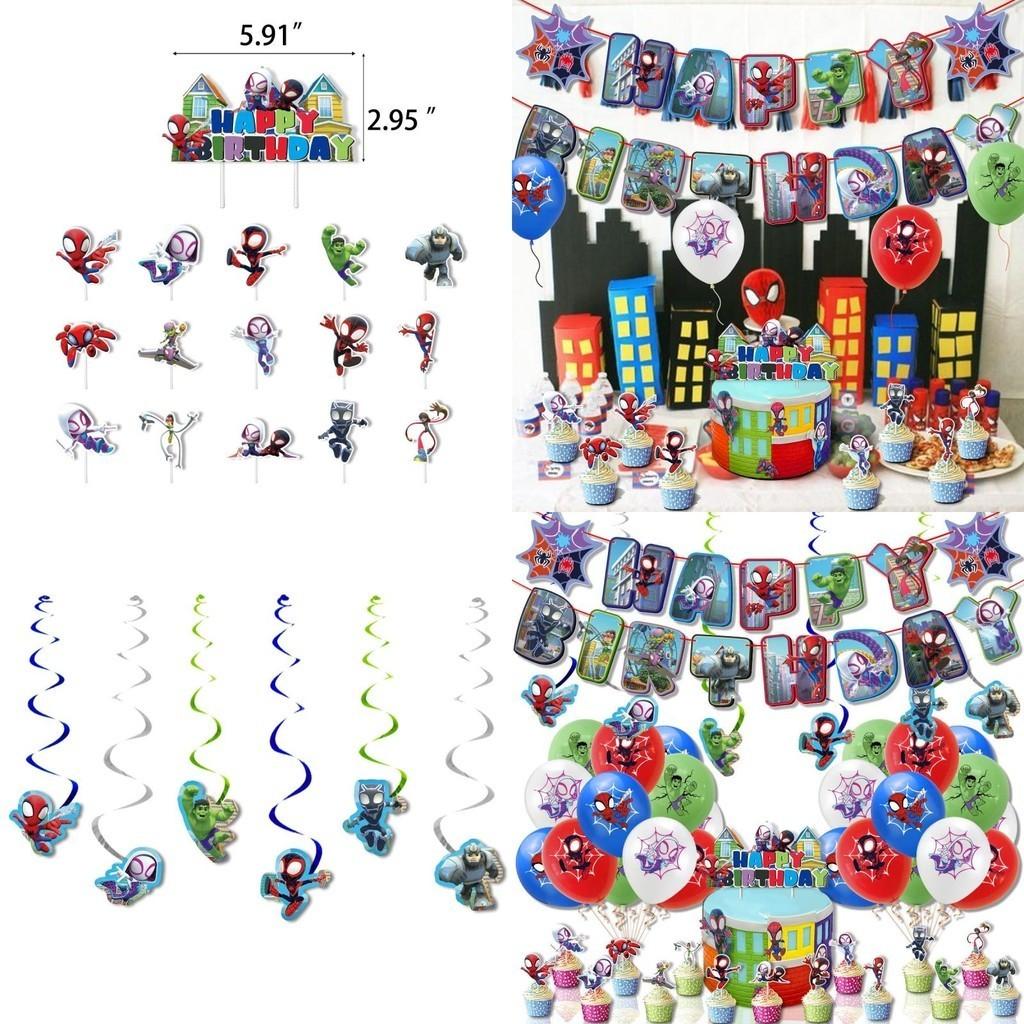 Celebra Con Spider-Man E I Suoi Fantastici Amici Pacchetto Forniture per Feste