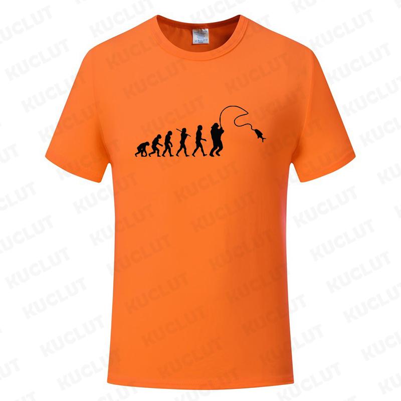 Fashion Fishing ECG T-shirt for Men Funny Design Graphic Y2k Tops Summer Short Sleeve Tees Gift for Fishing Lover Clothing