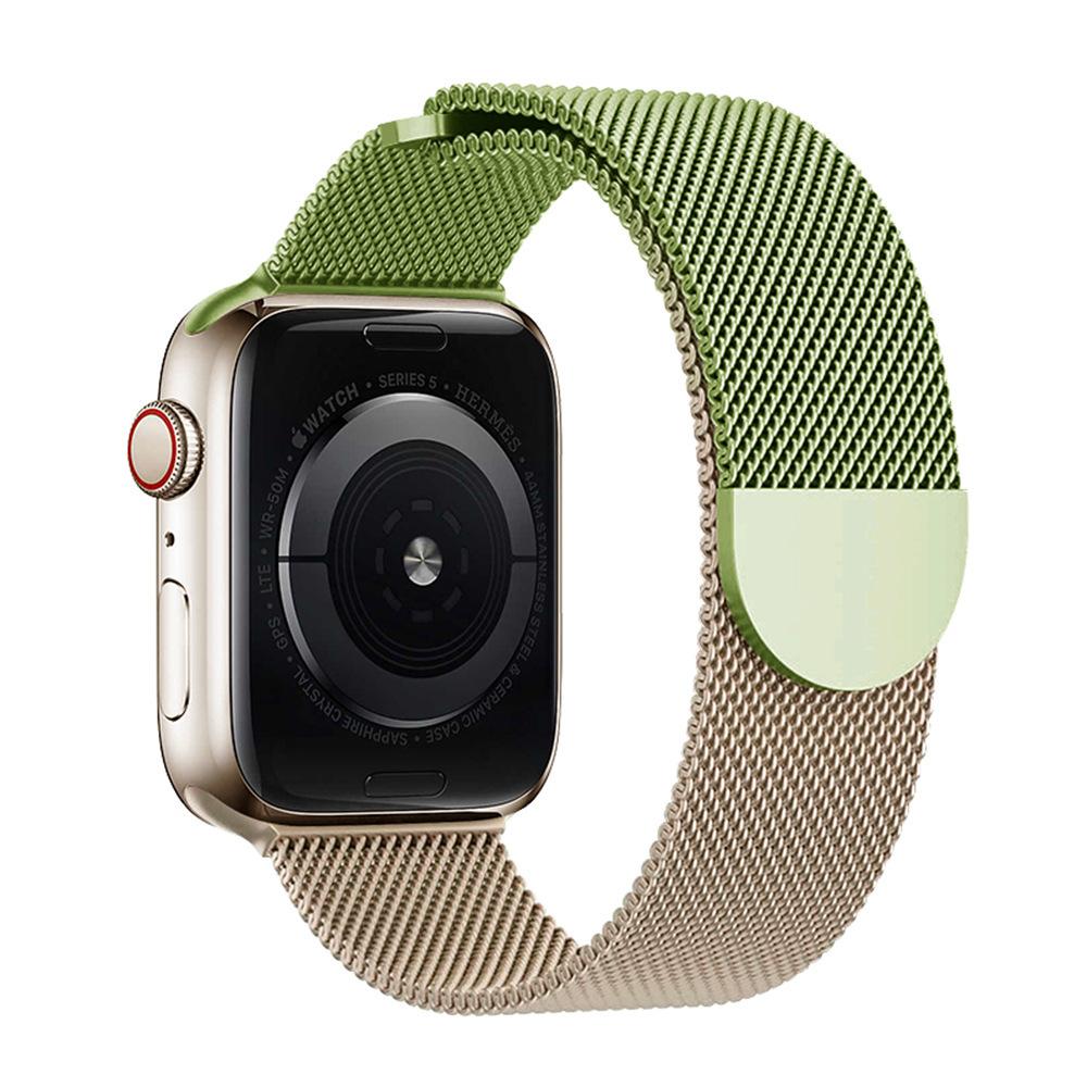 Metal bracelet for Apple Watch 38/40/41/Series11 10 42mm, adjustable magnetic clasp