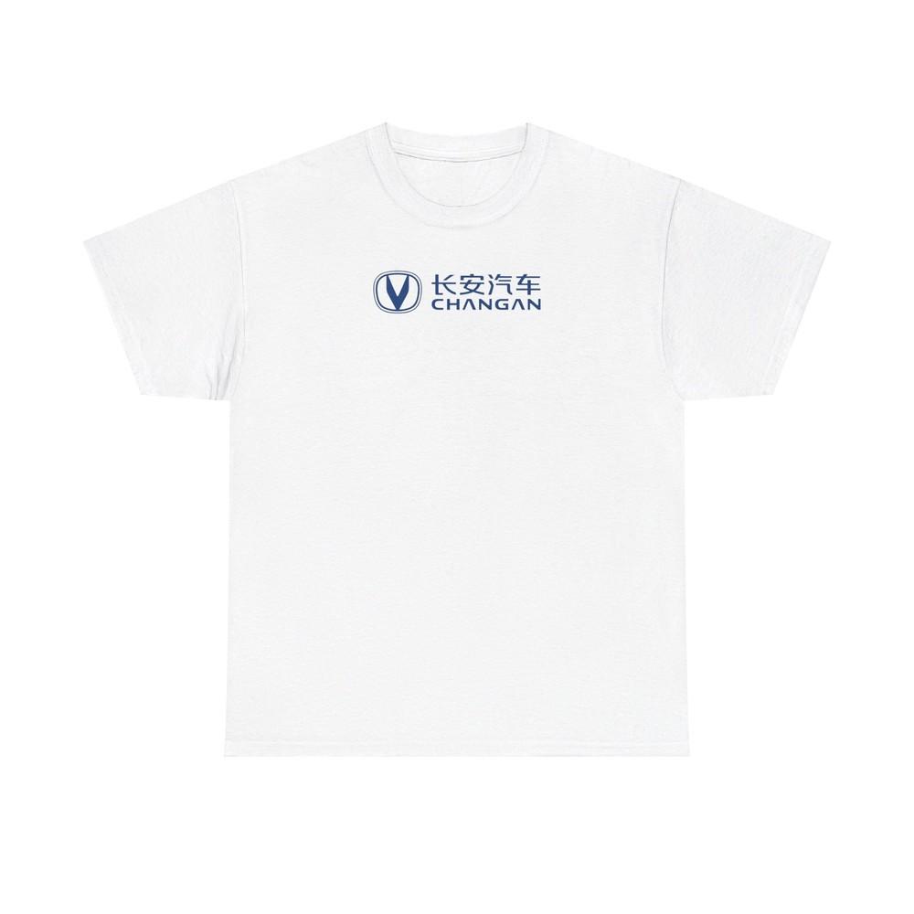 Changan Chinese Auto Car Company Unisex Heavy Cotton Tshirt Tops Tee
