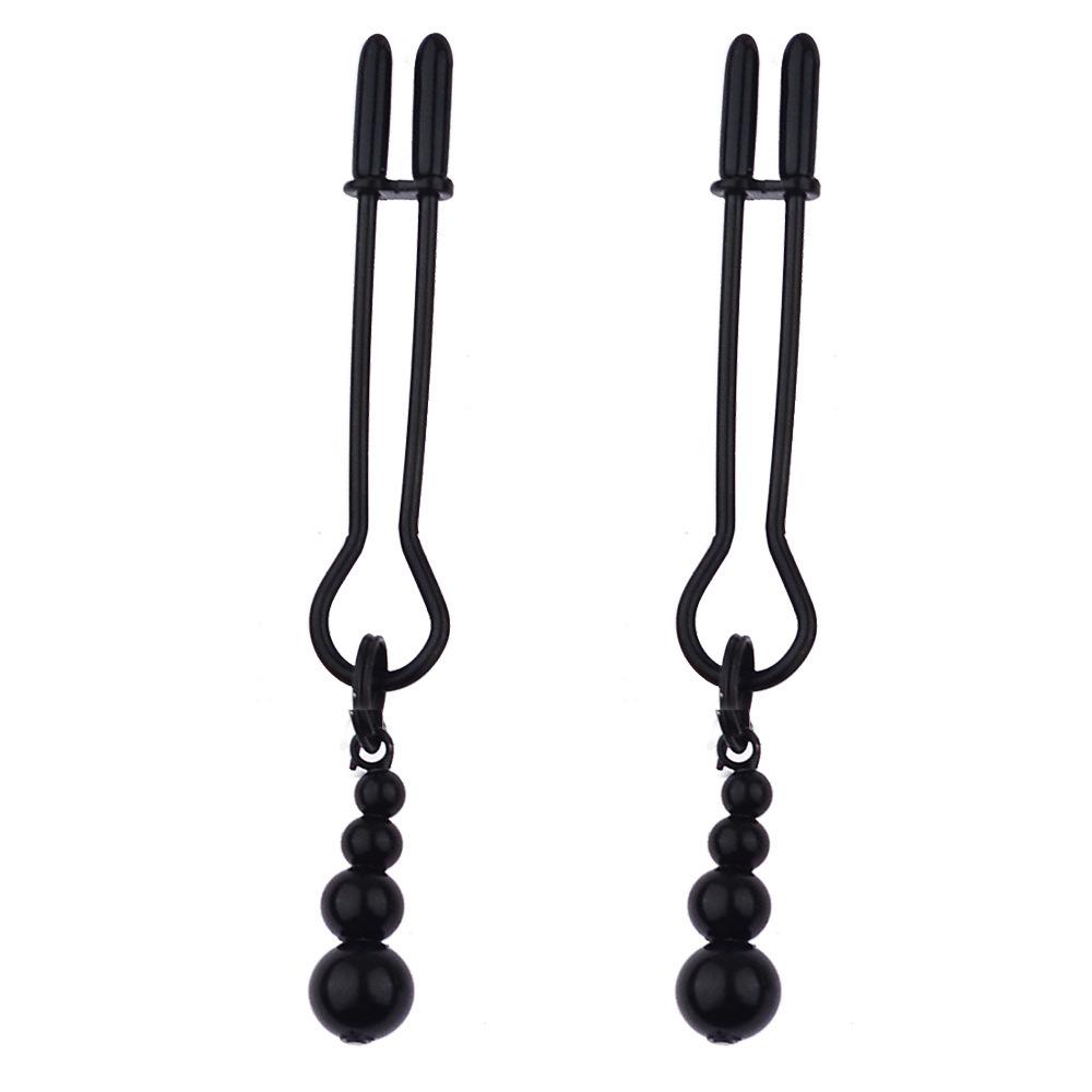 Stainless Steel Metal Nipple Clamps U-Shaped Gourd Pendant Breast-Nipple Clip Nipple-Correcting Device From Shenzhen