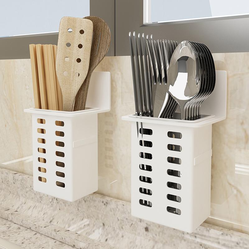 1 Functional Toothpaste Bathroom Toothbrush Stand Wall-Mounted Toothbrush Storage Rack Bathroom Storage Rack