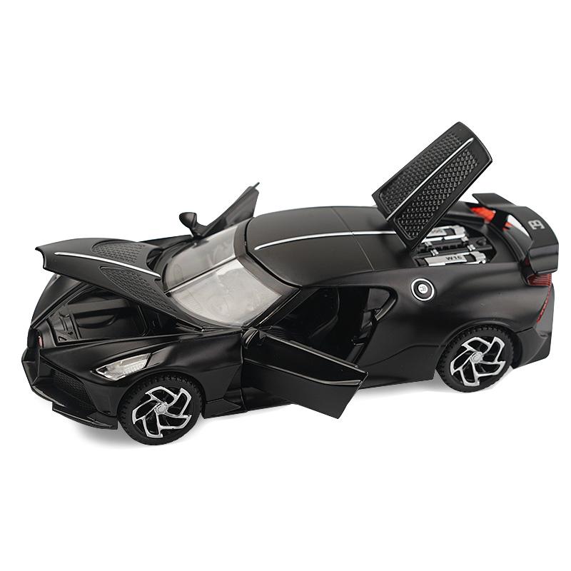 1/32 Bugatti La Voiture Noire Black Dragon Supercar Spielzeug-Legierung Auto Druckguss & Spielzeug Fahrzeuge Auto Modell Auto Spielzeug für Kinder