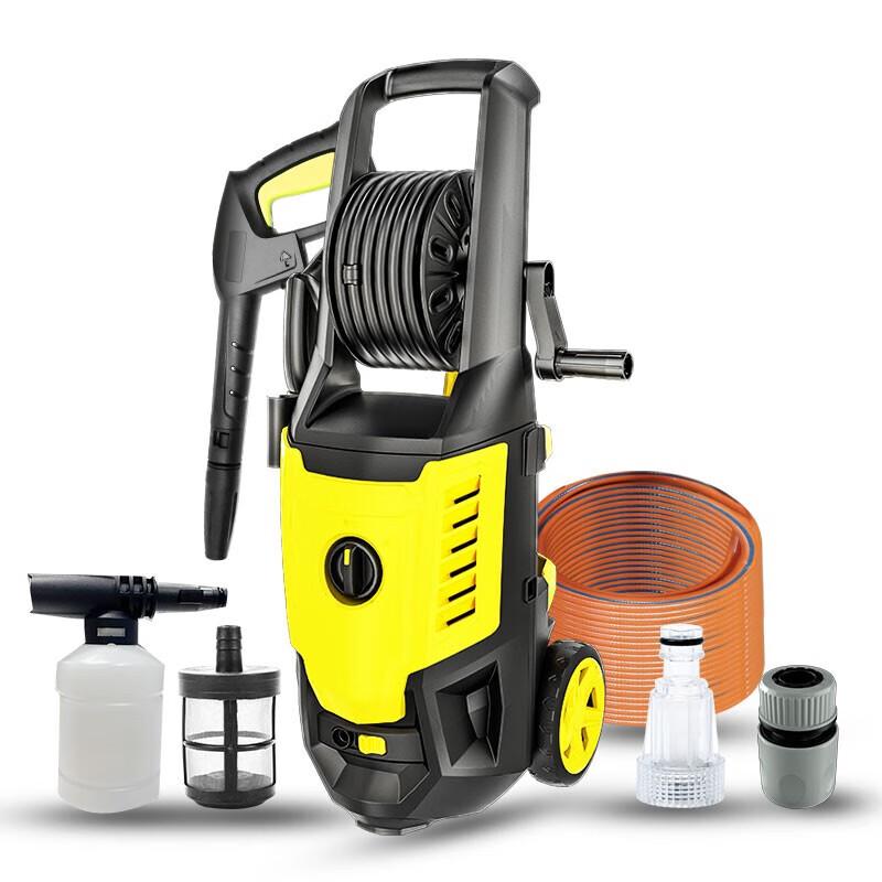BOHER High-Pressure Washer with Hose Reel CN plug (adapter included)