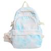 Trend Tie-Dye Student Schoolbag Large-Capacity Literary Backpack Korean Casual Junior High School Student Backpack Female