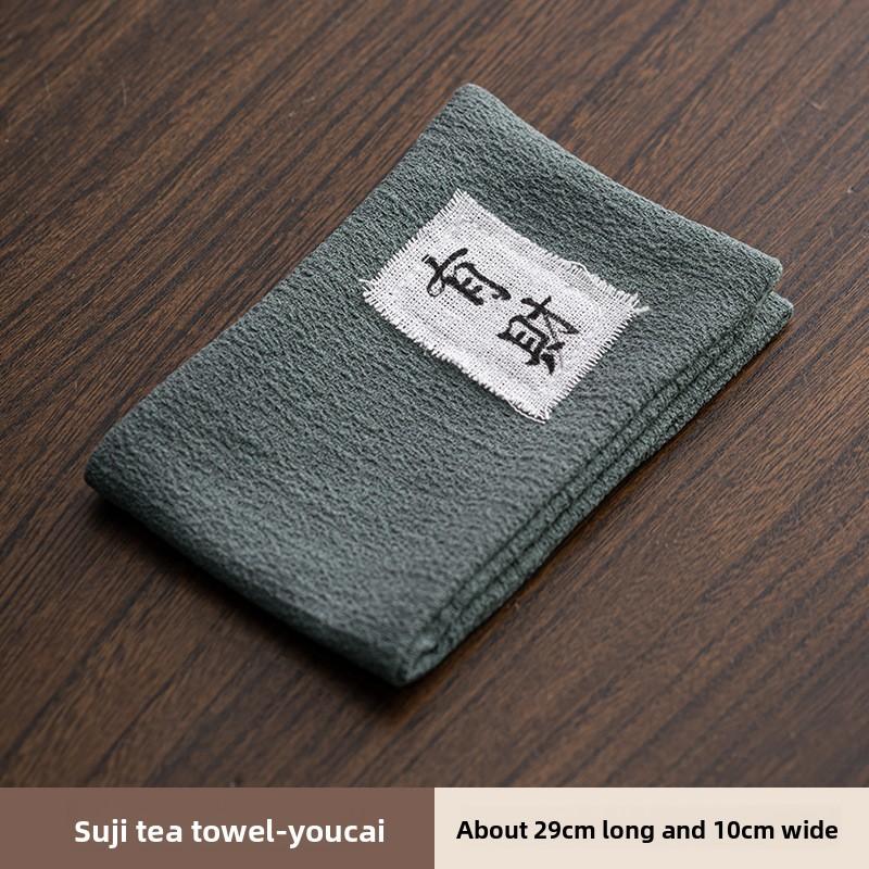 Absorbent Cotton Linen Tea Towel Tea Cloth Home Chinese Creative Tea Mat Tablecloth Tea Table Cloth Tea Mat Tea Ceremony