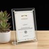 Acryl Kristallen Fotolijst - 6x7 Inch Transparant Tafelblad Display