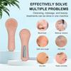 Silicone Facial Cleansing Brush 6 Gears 2 Modes Microcomputer Constant Temp Hot Compress Ultrasonic USB Portable Commercial Use