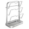 YouShu 2-Tier 304 Stainless Steel Kitchen Pot Lid Organizer Rack