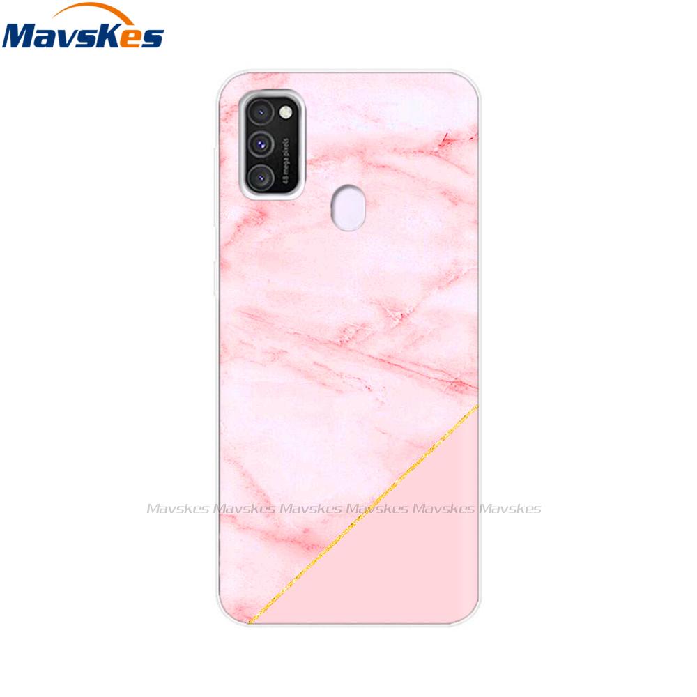 For Samsung Galaxy M21 Case Back Cover Soft Silicone TPU Phone Case For Samsung Galaxy M20 M21 M30 M30s M31 Case Cover Bumper