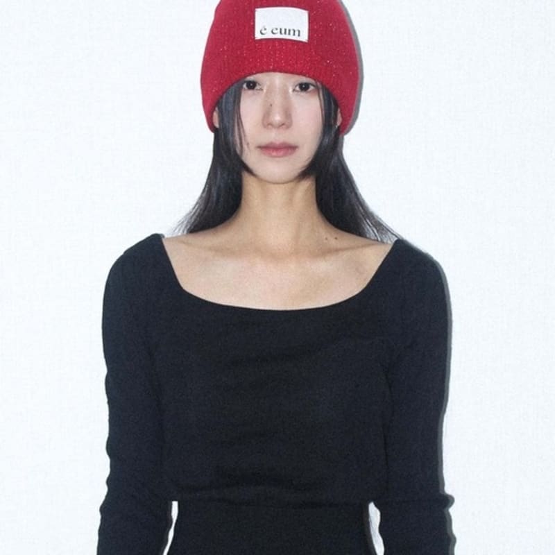 

eeum БЛЕСК КАШЕМИРОВАЯ ШАПКА-БИНИ (RED) OS