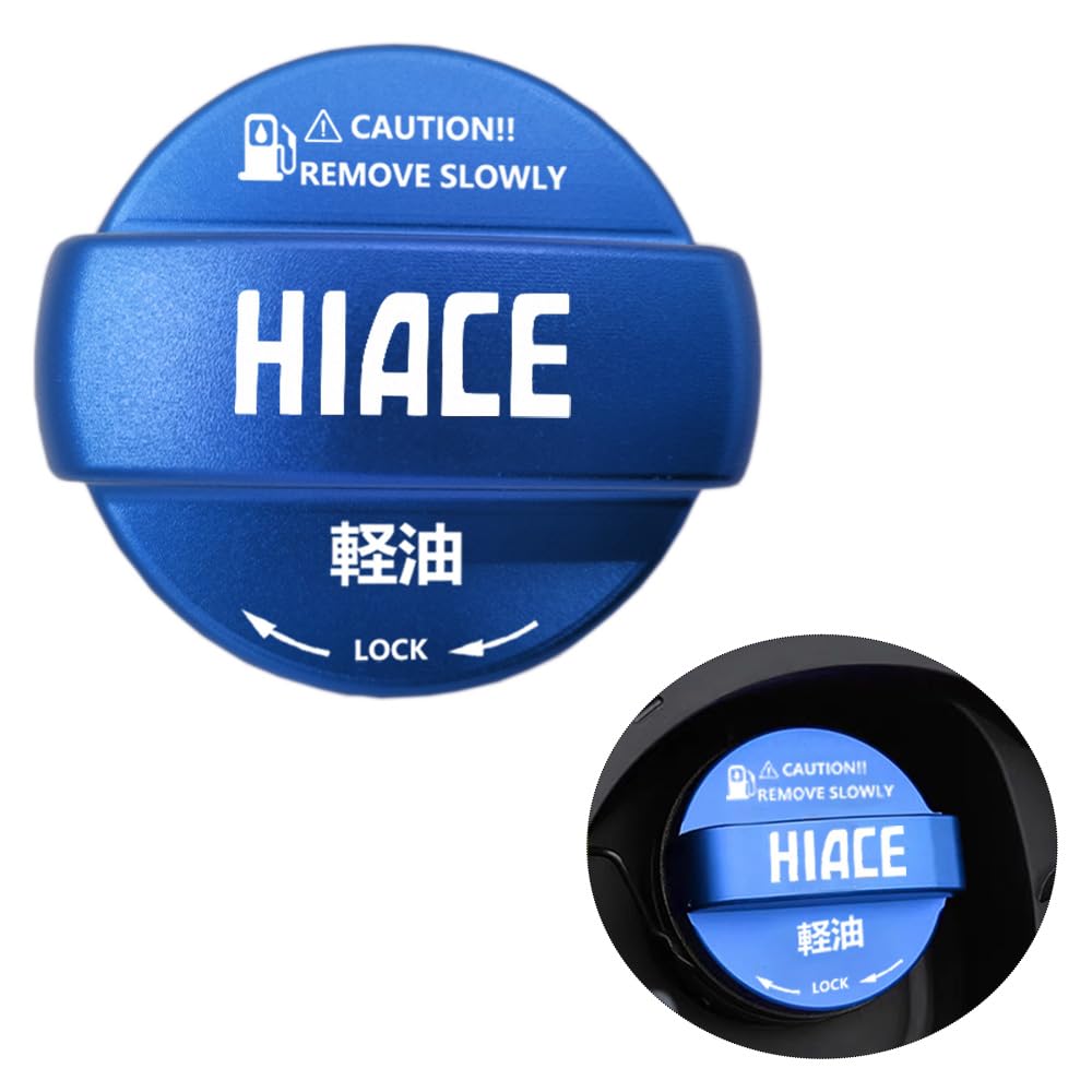 

MiJuduo Hiace Hiace 200 Series Compatible with Toyota Fuel Cap Cover, Fuel Lid Gas hiace синий
