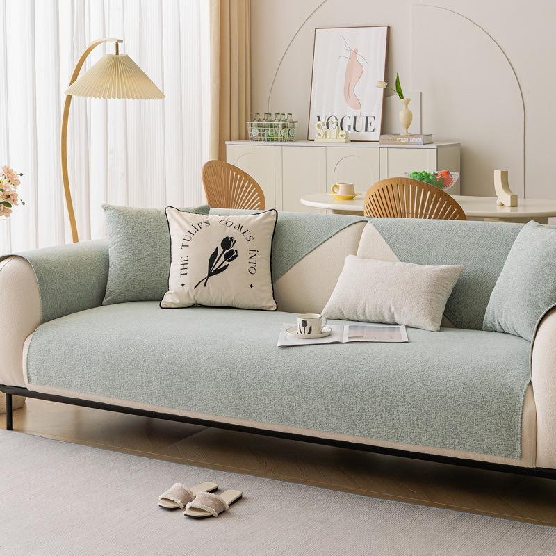 Light Luxury High-End Chenille Sofa Cushion Universal In All Seasons  New Seat Cushion Leather Sofa Cover Cloth Seat Cushion