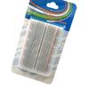 Premium 400-Hole Breadboard with Red and Blue Lines, 8.5CM X 5.5CM Mini Experiment Board