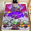 1PC Son Goku Patterned Flannel Blanket Suitable For All Seasons For Home Decor Warmth And Comfort Gifts Holiday Present
