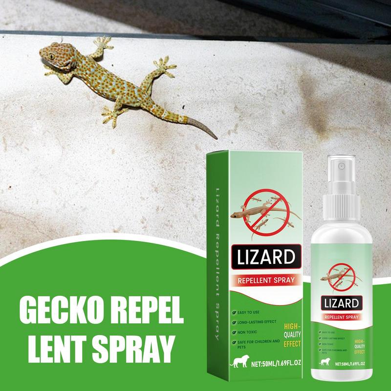 Repellents for House Gecko Spray 50ml Natural Lizard Repellents Powerful Reptile Deterrents Pet Safe Repel Repeller for Ants