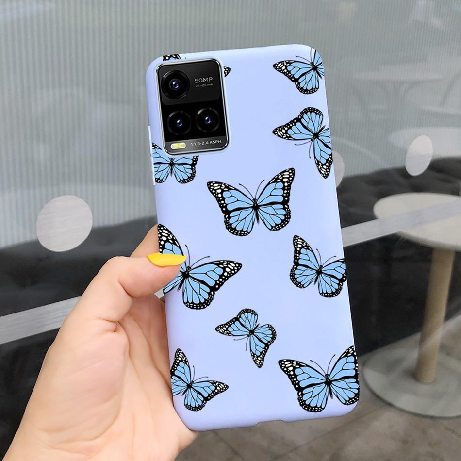 Cartooon Phone Case For Vivo Y21 2021 Y21S Y 21 V2110 V2111 Candy Silicon Case Back Cover For Vivo Y33S Y 33S V2109 Shell Funda