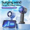 Portable Handheld Fan Mini Personal Highspeed Fan for Travel Outdoor Activities USB Fast Charging Mute Air Calculating Fan