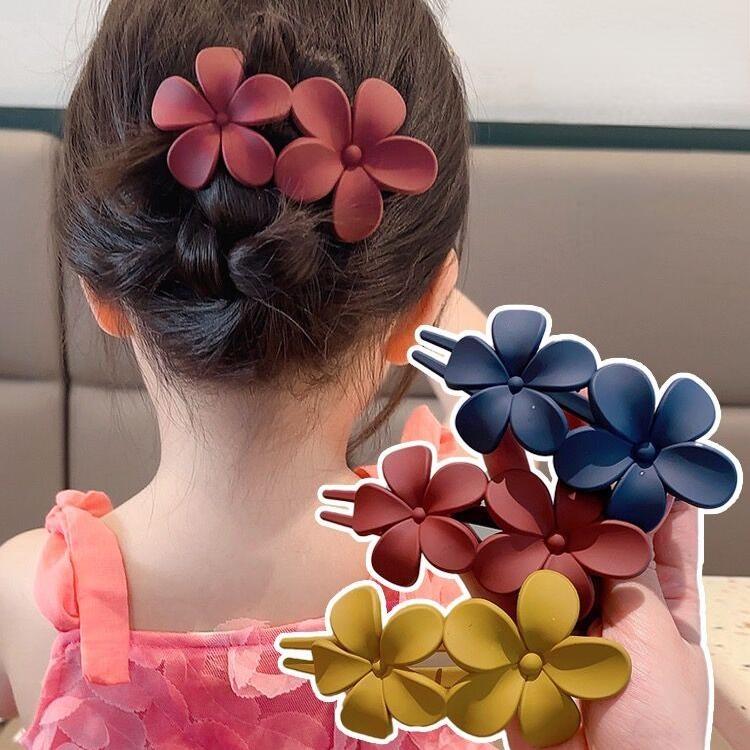 Agrafe pentru gheare de păr cu flori cu farmec de modă Agrafe de păr acrilice pentru femei, fete, accesorii de păr