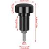 CHIFUN 1 Pair Bar Ends Plug Anti Vibration Weight Sliders Replacement for Yamaha R1 2002-2014 / R6 2006-2007 CNC Aluminum Handle Bar End Caps