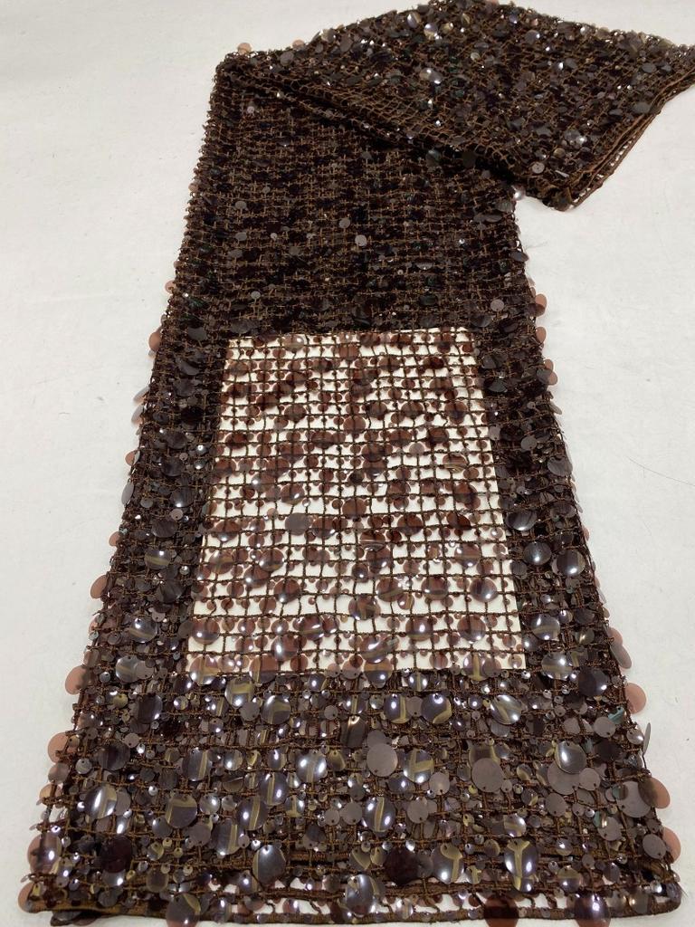 1/3Yard Square Hole Hollow Mesh Fabric Sequins White Black Fashion for DIY Sewing Stage Clothes, Skirts, Dresses Handmade Cloth