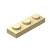 60pcs/lot MOC Bricks Plate 1x3 Compatible With 3623 Children's Toys DIY Building Block Particles Plate Technical Toy