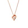 [Canal 4℃] Silver Pink Gold Necklace 151824121025