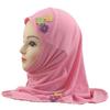 Easy To Wear Girls Instant Hijab Scarf Muslim Hijabs Handmade Flower Amira Lovely Flower Headscarf Turban for 2-6 Years Kids
