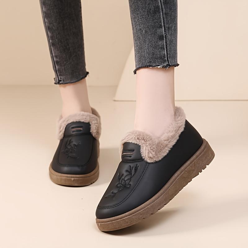 Women's Warm Shoes Soft Sole Fashionable and Versatile Walking Shoes
