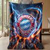 FC Bayern München Thema Decke Weiche Flanelldecke Plüsch Überwurfdecke Gemütliche Sofa Bett Decke für Heimdekoration