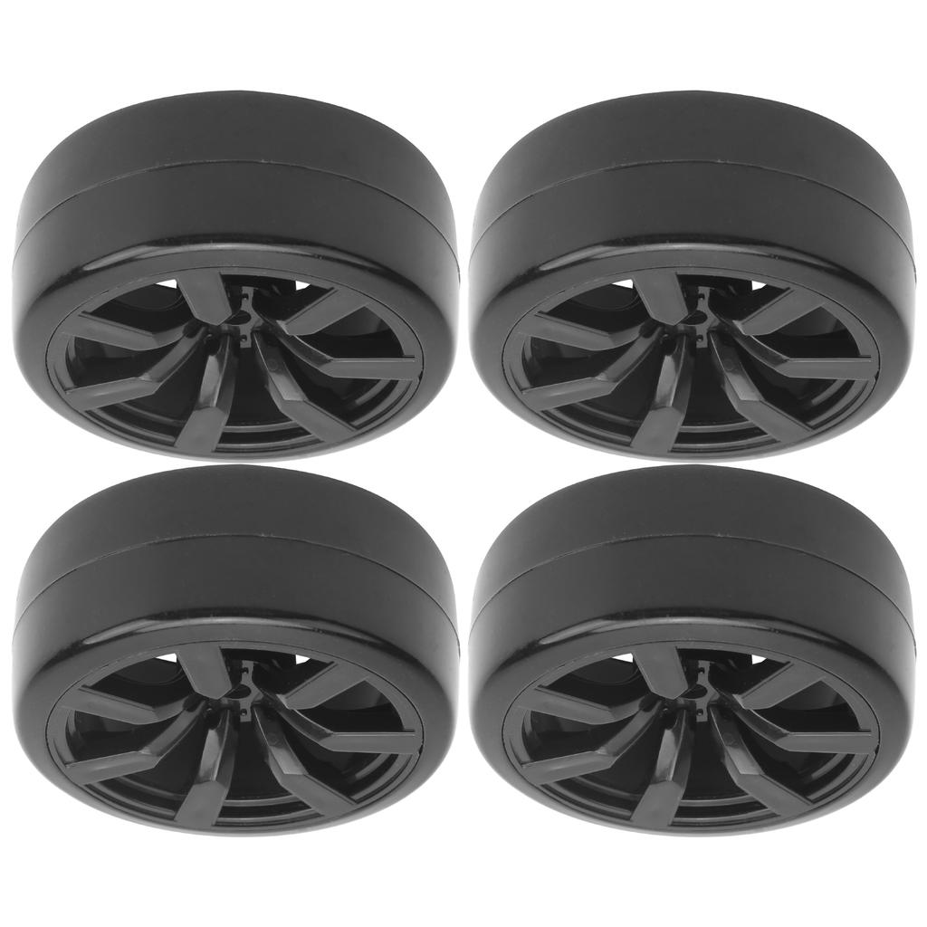 4Pcs 63mm RC Rubber Tires Drift Tyres Replacement Fit for WPL D12 (015BL) RC Car