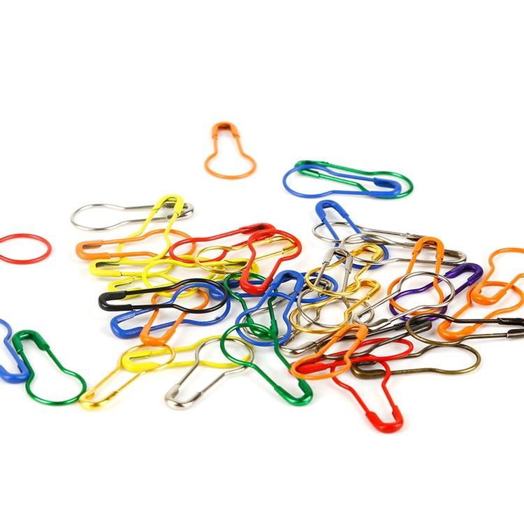 100pcs Colorful Knitting & Crochet Stitch Marker Tags Durable Metal Safety Pins for Sewing, Crafts, DIY Projects Ideal for Organizing Threads & Yarns