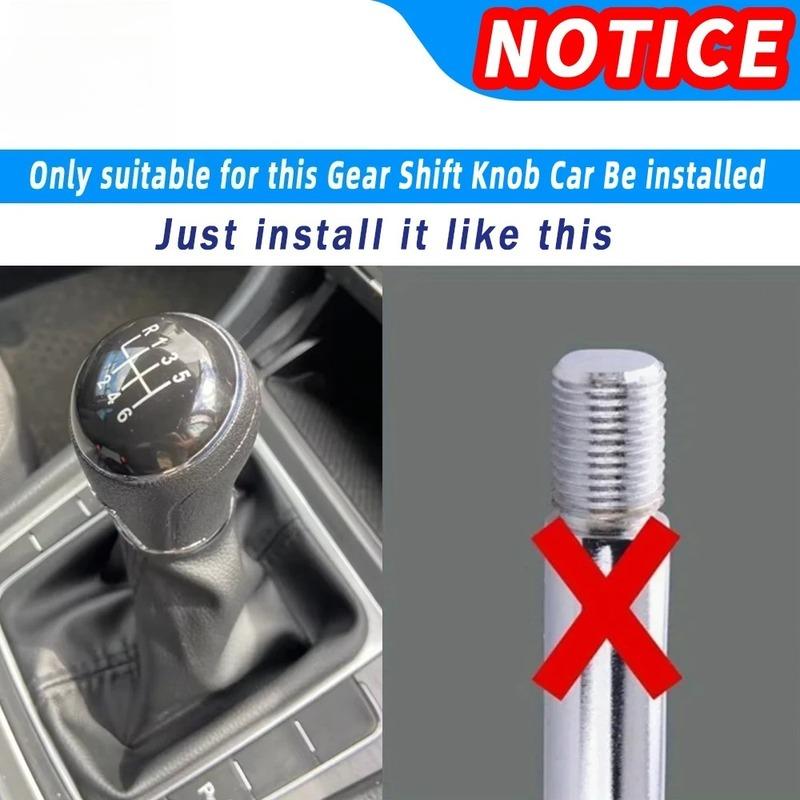 High-quality Manual Car accessories 5/6 Speed Interior Replacement Part Gear Shift Knob For VW Golf 7 MK7  Lever Dust Boot Cover