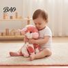 Plush Animal Photography Prop Highland Cow Stuffed Toy, Soft Scottish Cattle Doll, Washable Plushie Cute Farm Doll Present for Adults Kids Boys Girls