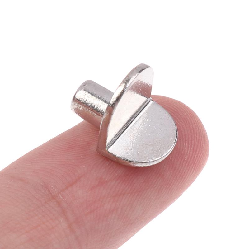 20Pcs 5Mm L-Shaped Shelf Support Studs Pegs Pins Plugs Cabinet Seperator Fixed Wooden Glass Layer Board Furniture Bracket Holder