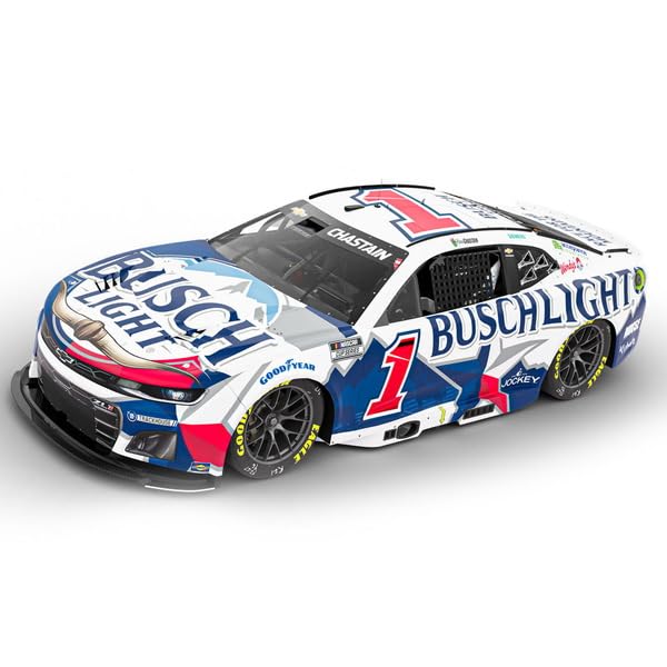 Kyosho Lionel Racing 1/64 BUSCH LIGHT 2025 Chevrolet Camaro ZL1 Росс Честейн #1 ЛЮБОВЬ ТЕХАСА (Готовая модель) LR324946