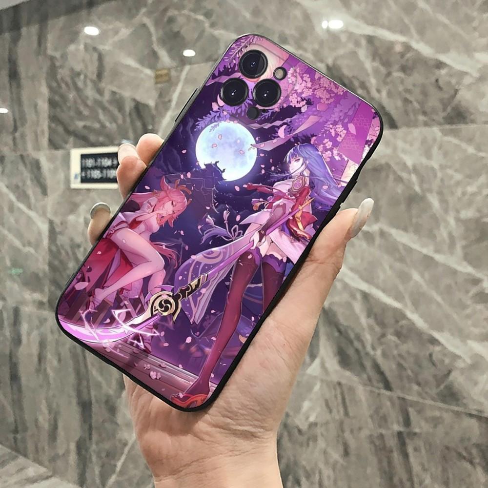 Genshin Impact Yae Miko Phone Case For IPhone 15 14 11 12 13 Mini Pro XS Max Cover 6 7 8 Plus X XR SE 2020 Funda Shell