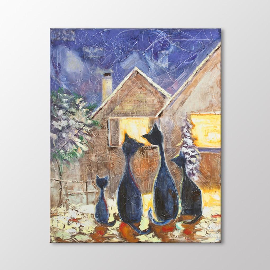 

Кошки Живопись