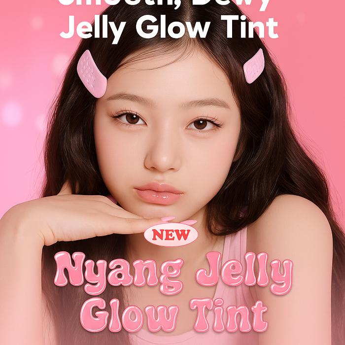Daiso Cococaga by Forencos Nyang Jelly Glow Tint (01 Apricot Jelly