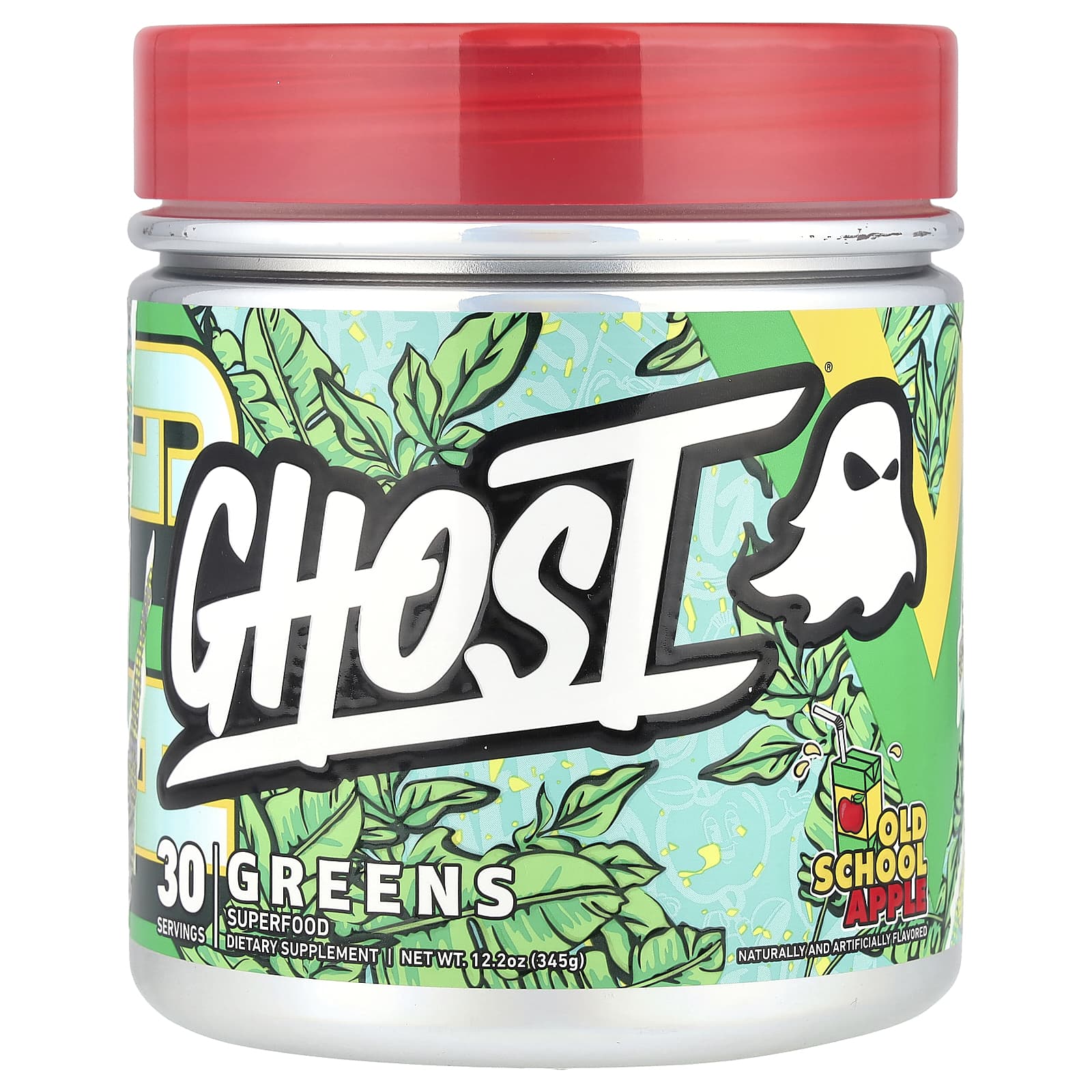 

Ghost, Greens, Old School Apple, 12.2 oz (345 g)