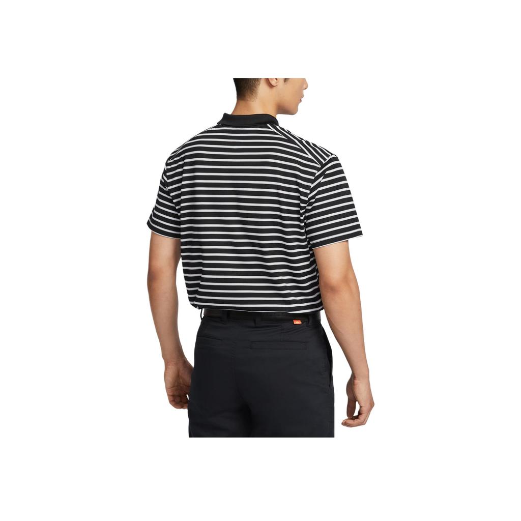 Nike Polo de golf rayé Dri-FIT Victory à séchage rapide pour homme hauts Noir Blanc DH0830-010