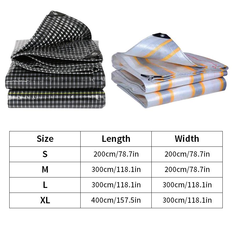 Plandeka przeciwdeszczowa, tkanina zacieniająca, plandeka, mata kempingowa, pawilon, markiza, baldachim, osłona przeciwsłoneczna, wodoodporna osłona przeciwsłoneczna