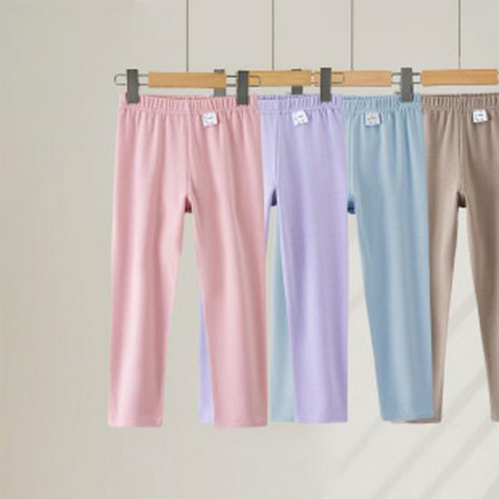 Autumn/Winter Girls' Cotton Thermal Leggings: Thick, Elastic, Slimming, Versatile