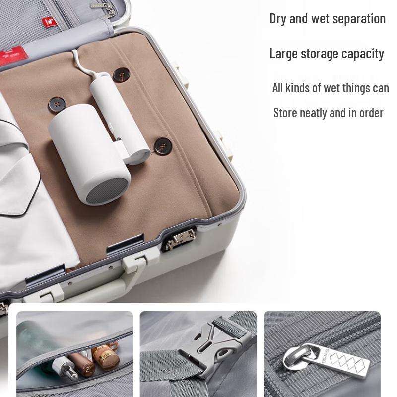 OIWAS Aluminum Frame PC Hard Shell Luggage