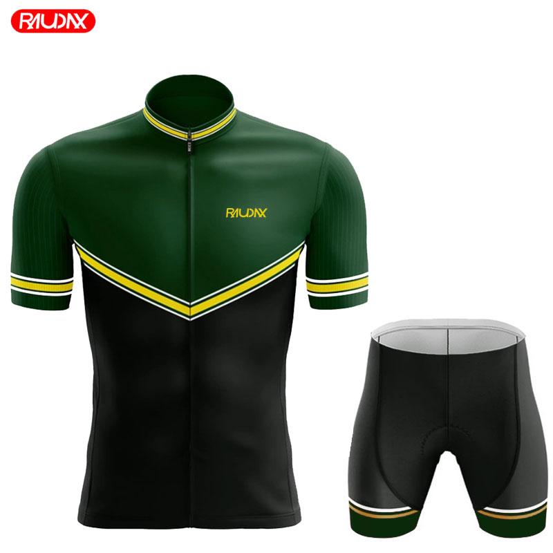 2025 New Summer Cycling Clothing Men's Short Sleeves Racing Bicycle Quick-Dry Mountain Bike Cycling JerseClothes Y Set