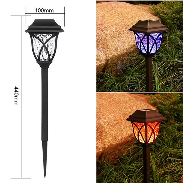 1/2/4/6/8 sztuk Led lampy słoneczne do dekoracji ogrodu na zewnątrz wodoodporne oświetlenie LED krajobraz ziemi energia słoneczna Yard lampa trawnikowa oświetlenie ścieżki