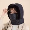 Winter Warmth Lei Feng Hat Plus Velvet Thickened Ear Protection and Cold Protection Mask Scarf Ski Integrated Windproof Cycling